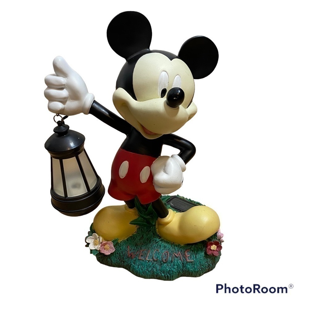 Vintage Mickey Mouse Garden Figure Gnome Outdoors Lawn Disney BIG FIG